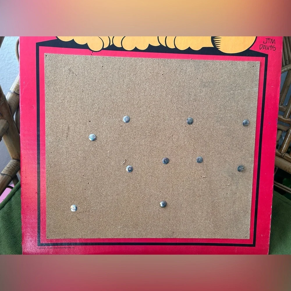🎈SOLD Vintage 1978 Garfield Cork Bulletin Board. - Picture 3 of 5